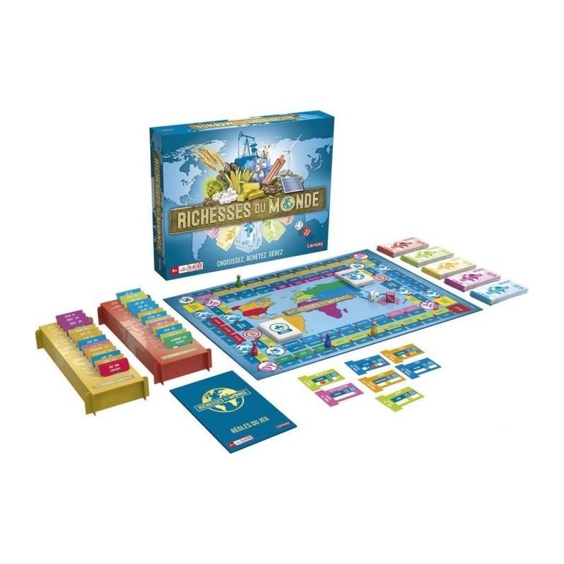 LANSAY - RICHESSES DU MONDE - Jeu de société - Version Originale - 2 a 6 joue...
