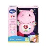 VTECH BABY - Hochet Croc'Hippo - Peluche Texturée Rose