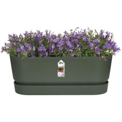 ELHO Jardiniere ovale GREENVILLE - Ø49 x 19,8 x 18,4 cm - Plastique recyclé -...