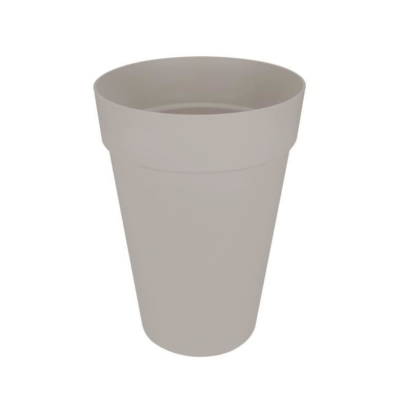 ELHO Pot de fleurs Loft Urban rond Haut - Ø 34 x H 45 cm - Extérieur - 100% r...