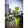 ELHO Pot de fleurs Loft Urban rond Haut - Ø 34 x H 45 cm - Extérieur - 100% r...