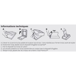 PETSAFE Litiere de rechange Scoopfree Cristal Premium - Pour chat