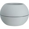 Pot de fleurs - RIVIERA - Granit Boule - D40 x H28 cm - stone