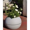 Pot de fleurs - RIVIERA - Granit Boule - D40 x H28 cm - stone