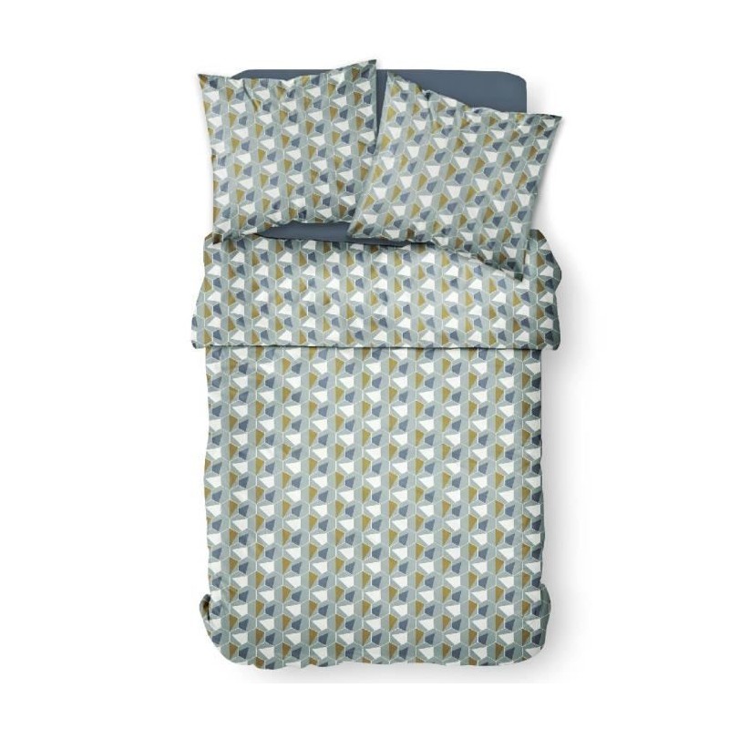 PARURE DE LIT TODAY - HOUSSE DE COUETTE 240X260 + 2 TAIES D OREILLER 63X63 - ...