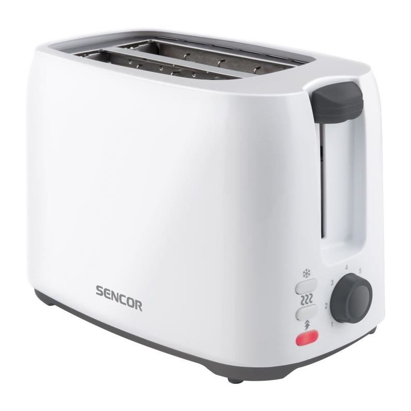 Grille-pain - SENCOR - STS 2606WH - 750 W - 2 fentes - Blanc