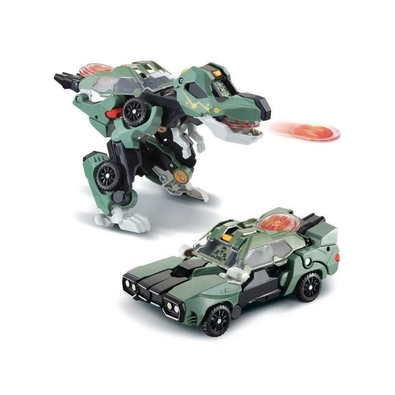 VTECH - Switch & Go Dinos Lanceur - Tyram, Super T-Rex Lance Flammes