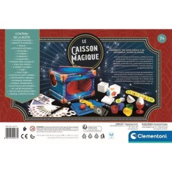 Coffret de magie - Clementoni - Le caisson magique - 80 tours -