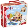 Chalet a Peindre 85 Pieces - JEUJURA - Jeu de Construction en Bois Naturel, A...