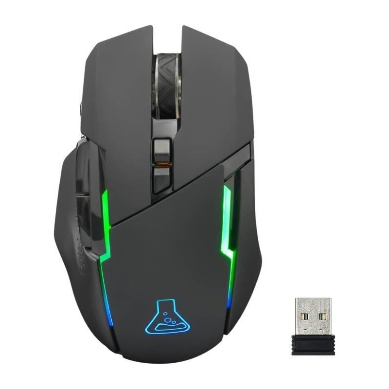 Souris Gamer Sans fil - The G-Lab - KULT CEASIUM - Noir