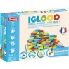 Iglooo 100 Pieces - JEUJURA - Jeu d'Adresse et de Logique avec Palets et Tapi...
