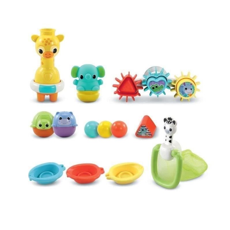 Coffret de bain multi-activité VTECH MAXI - Girafe mécanique - Pour