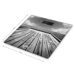 LITTLE BALANCE 8107 Paysage, Pese-personne, balance électronique, 180 kg / 10...