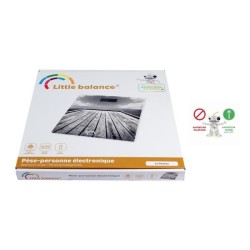 LITTLE BALANCE 8107 Paysage, Pese-personne, balance électronique, 180 kg / 10...