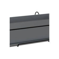 ARTEVASI Kit Jardiniere CAPRI - 50cm anthracite - 50,2 x 28,5 x h20,7 cm - 1,54L