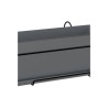 ARTEVASI Kit Jardiniere CAPRI - 50cm anthracite - 50,2 x 28,5 x h20,7 cm - 1,54L