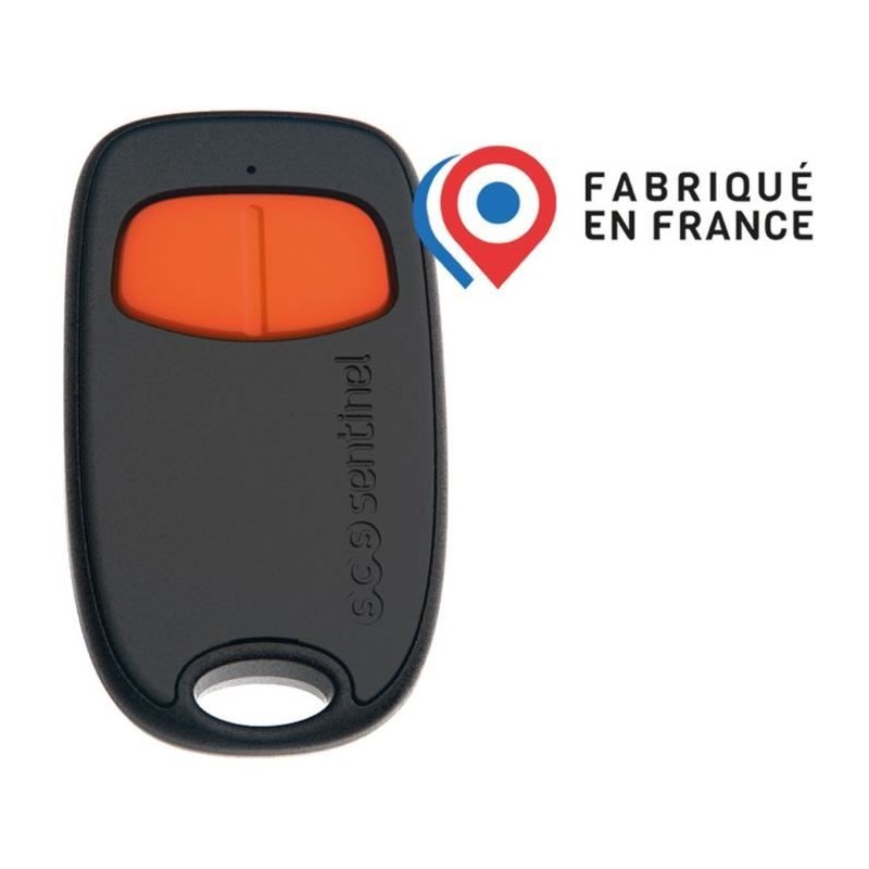 Télécommande 2 canaux - SCS SENTINEL - SimplyControl - Orange, portée 40m, fr...