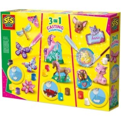 Moulage et peinture - 3 en 1 - SES Creative - Hobby Pink - 12