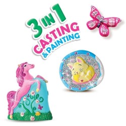 Moulage et peinture - 3 en 1 - SES Creative - Hobby Pink - 12