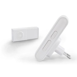 Carillon sans fil SCS SENTINEL EcoBell 100 enfichable - 25 mélodies - Portée ...