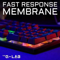 Clavier Gaming - Membrane RGB - THE G-LAB - KEYZ-CAESIUM/FR - FR Layout - 12 ...