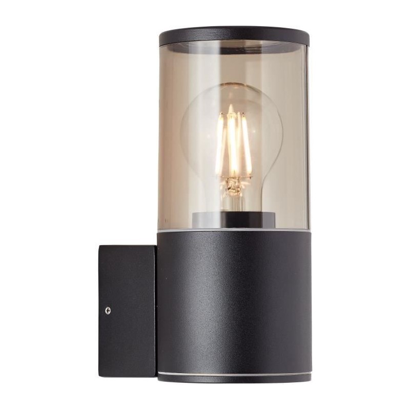 Applique extérieure SERGIORO - BRILLIANT - Aluminium/Plastique - Noir depoli ...