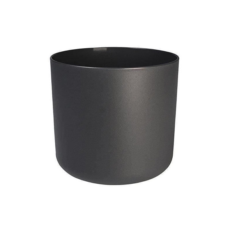 ELHO Pot de fleurs rond B.for Soft - Noir - Ø 35 x H 32 cm - Intérieur - 100%...