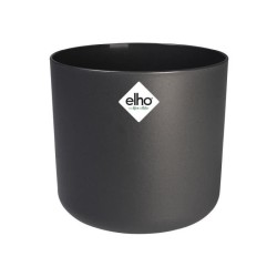 ELHO Pot de fleurs rond B.for Soft - Noir - Ø 35 x H 32 cm - Intérieur - 100%...
