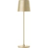 Lampe a poser d'extérieur - BRILLIANT - KAAMI - Rechargeable - Or mat - LED -...