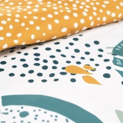 Parure de lit - TODAY - Sunshine - 119481 - 2 personnes - 240x220cm - Coton -...