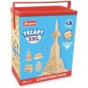 Jeu de construction en bois - JEUJURA - TECAP 3XL - 200 planchettes - Mixte -...