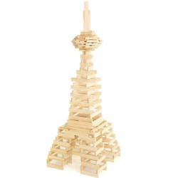 Jeu de construction en bois - JEUJURA - TECAP 3XL - 200 planchettes - Mixte -...