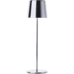 Lampe a poser d'extérieur - BRILLIANT - XAANA - Rechargeable - Chrome - LED -...