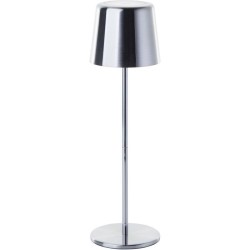 Lampe a poser d'extérieur - BRILLIANT - XAANA - Rechargeable - Chrome - LED -...