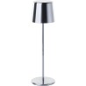 Lampe a poser d'extérieur - BRILLIANT - XAANA - Rechargeable - Chrome - LED -...