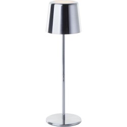 Lampe a poser d'extérieur - BRILLIANT - XAANA - Rechargeable - Chrome - LED -...