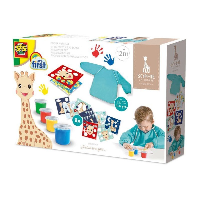 Kit de peinture au doigt - SES CREATIVE - Hobby 1 - 4 - Sophie la