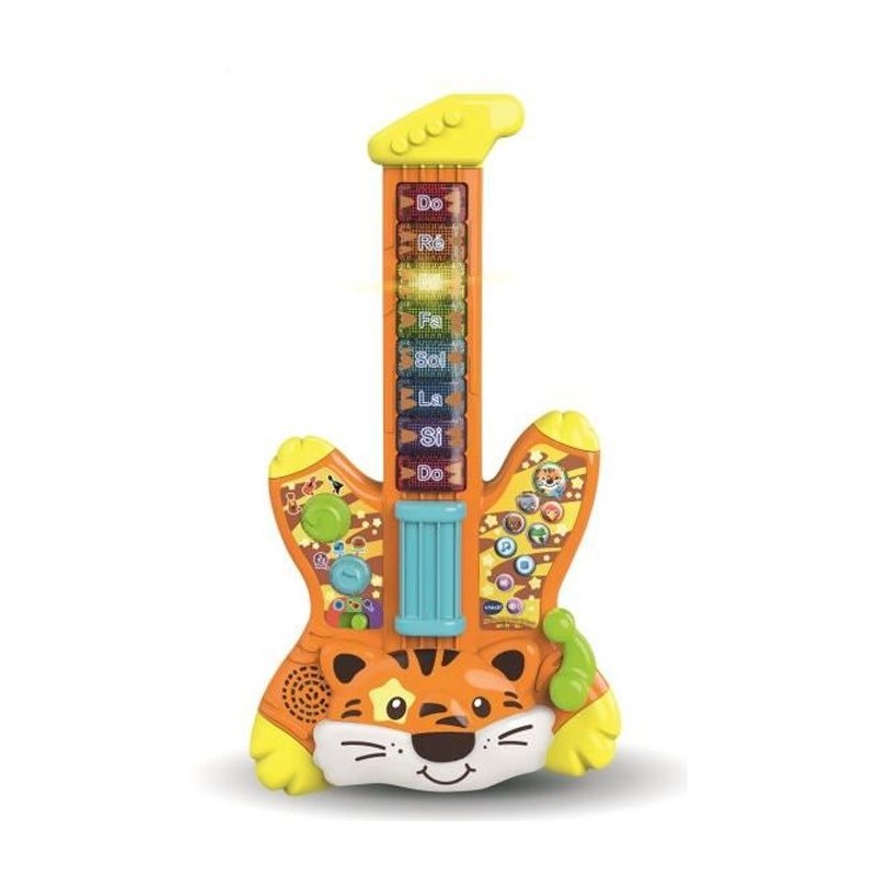 VTECH BABY - Jungle Rock - Guitare Electrique Tigre - Jouet Musical