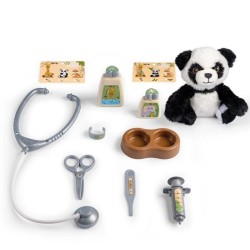 Smoby - Mallette vétérinaire - 1 peluche panda et de nombreux accessoires - P...