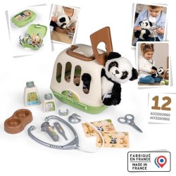Smoby - Mallette vétérinaire - 1 peluche panda et de nombreux accessoires - P...
