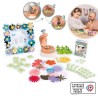 Smoby - Loisirs créatif - Set de création fleurs objets décoratifs - 200 acce...