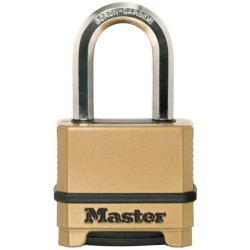 Cadenas Haute Sécurité - MASTER LOCK - M175EURDLF - Combinaison - Zinc - Anse...