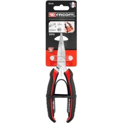 Pince a bec plat - FACOM - 188A.16CPEPB - Bec fin de 46mm - Noir