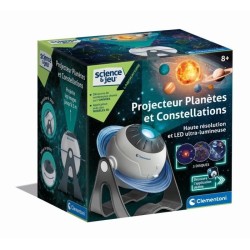 CLEMENTONI - Projecteur Planetes et Constellations - 3 modes de jeux