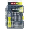 RYOBI - Coffret 59 accessoires vissage - boulonnage PH / PZ / SL / HEX / TX a...