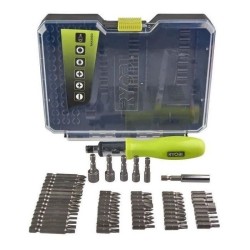 RYOBI - Coffret 59 accessoires vissage - boulonnage PH / PZ / SL / HEX / TX a...