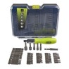 RYOBI - Coffret 59 accessoires vissage - boulonnage PH / PZ / SL / HEX / TX a...