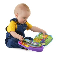 Fisher-Price - Livre Interactif Comptines - Livre bébé - 6 mois et +