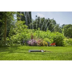 Arroseur oscillant AquaZoom S - GARDENA - Surface 150m² - Portée 15m max - Ré...