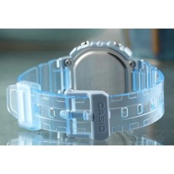 Montre Casio Vintage Femme Bleu et Transparent - CASIO - Quartz - Digital - F...